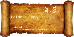 Moldrik Edna névjegykártya
